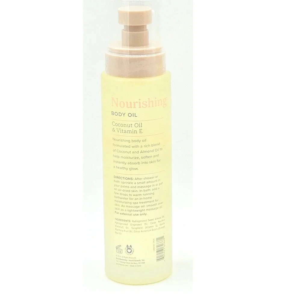 Nature Love Nourishing Body Oil 6oz Unisex Coconut Oil & Vitamin E Glow